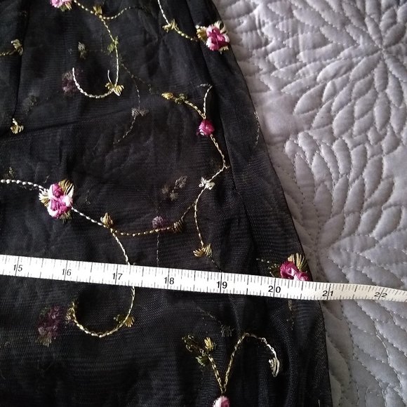 vintage y2k sheer mesh maxi long sleeve dress NWOT 🎈HOST PICK🎈 - Picture 11 of 13